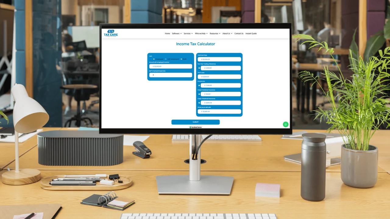 Income tax calculator feature image